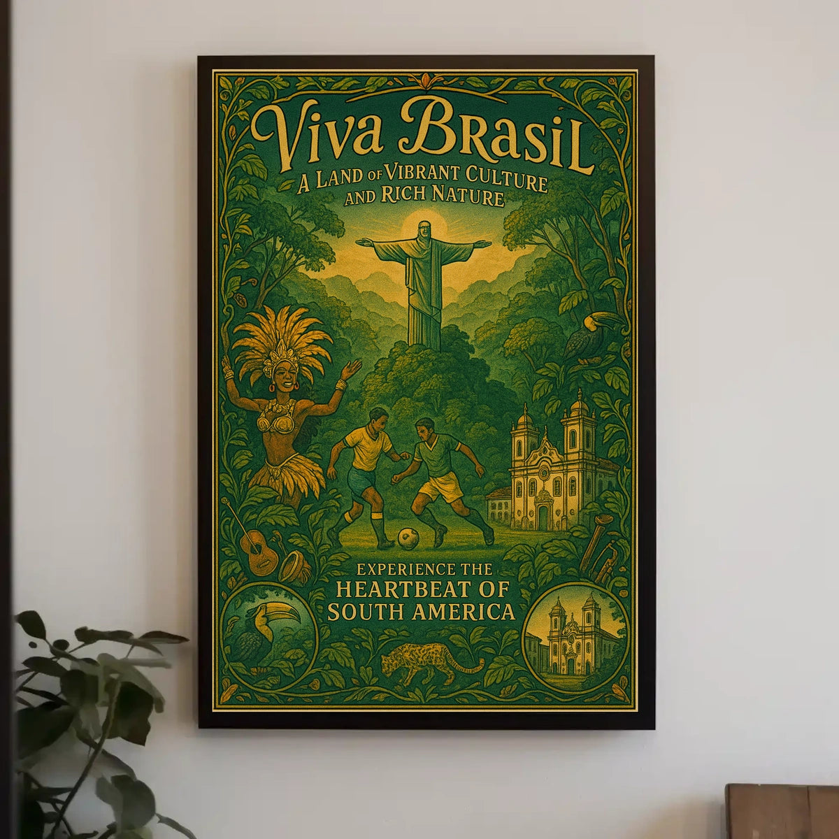 Viva Brasil A Celebration of Culture and Nature Poster