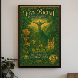 Viva Brasil A Celebration of Culture and Nature Poster