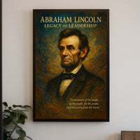 Abraham Lincoln Legacy of Leadership Poster