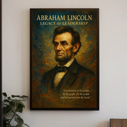 Abraham Lincoln Legacy of Leadership Poster