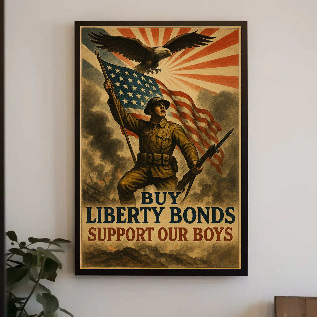 Support Our Boys Buy Liberty Bonds Poster