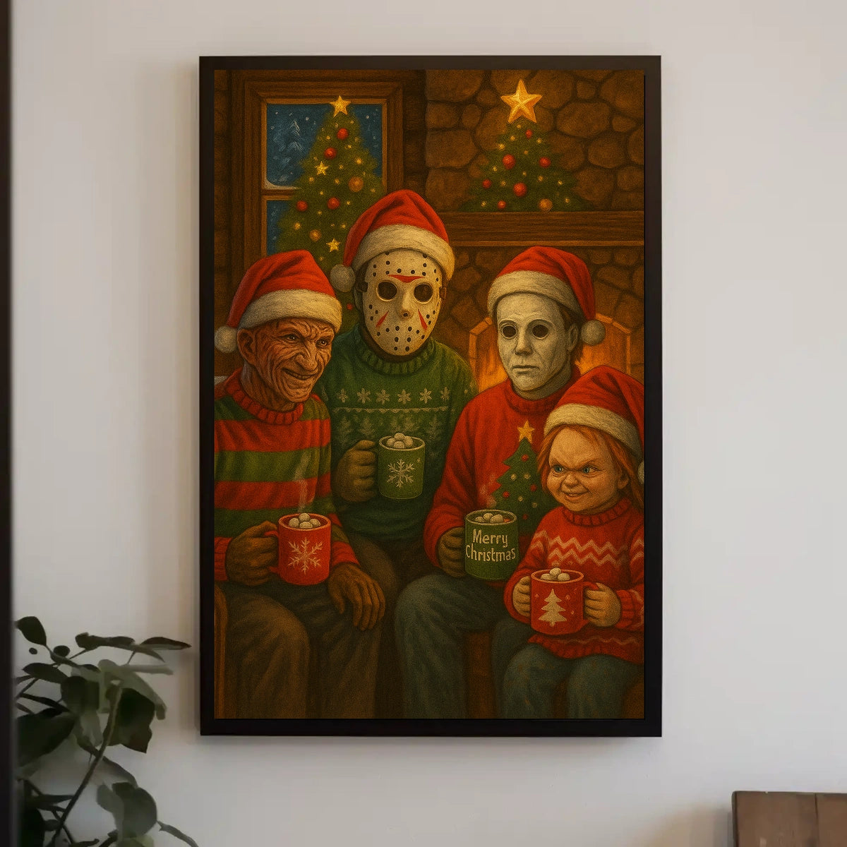Horror Holiday Cheer Pop Culture Poster