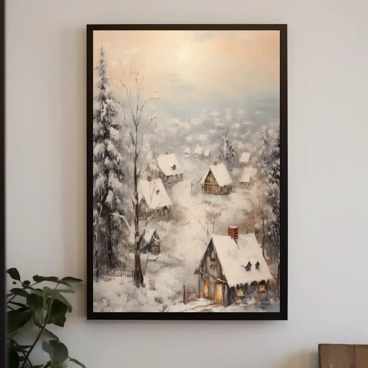 Winter Wonderland Village Poster