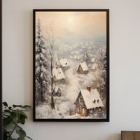 Winter Wonderland Village Poster