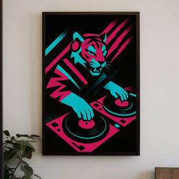 Dj Tiger Vibes Poster