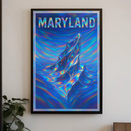 Maryland Vibrant Reflections Poster