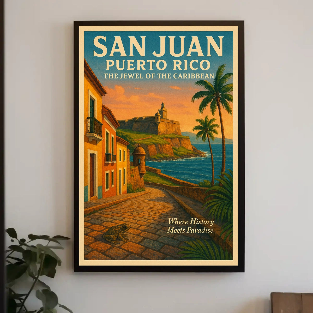 San Juan, Puerto Rico The Jewel of the Caribbean Poster