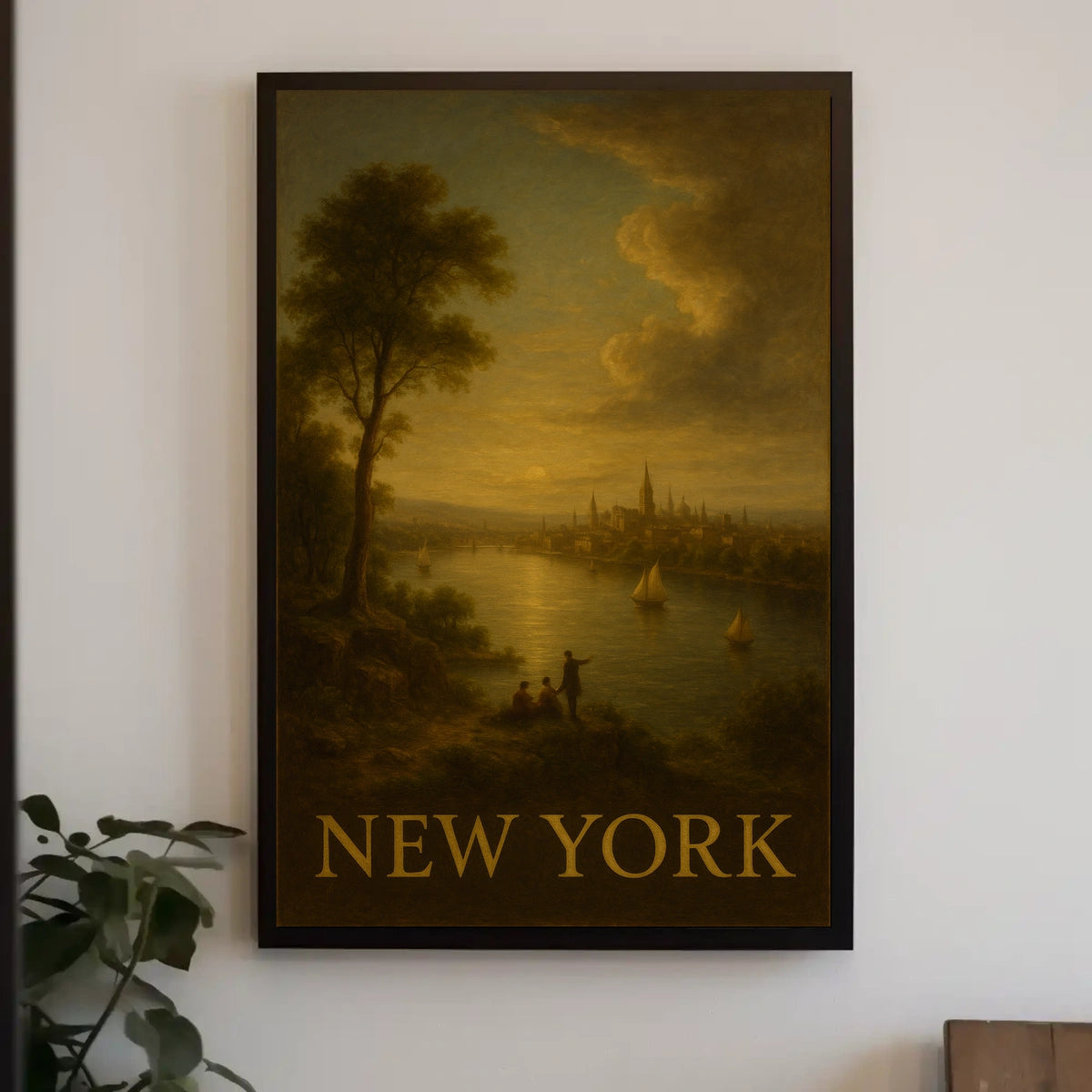 New York A Serene Landscape Poster