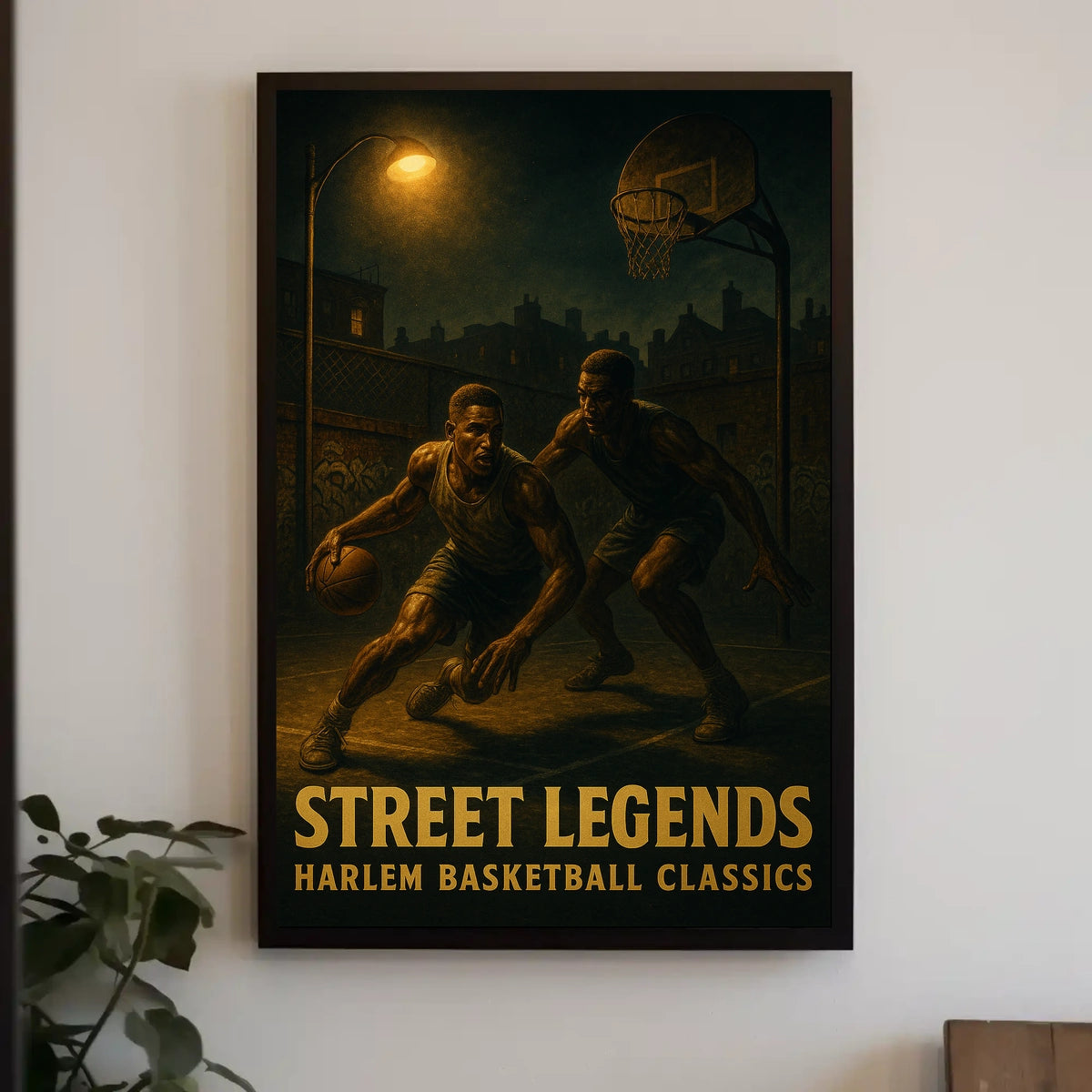 Street Legends Harlem Basketball Classics Poster