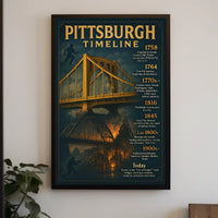 Pittsburgh Timeline Poster