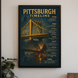 Pittsburgh Timeline Poster