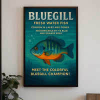 Meet the Colorful Bluegill Champion Poster
