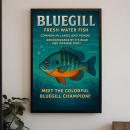 Meet the Colorful Bluegill Champion Poster
