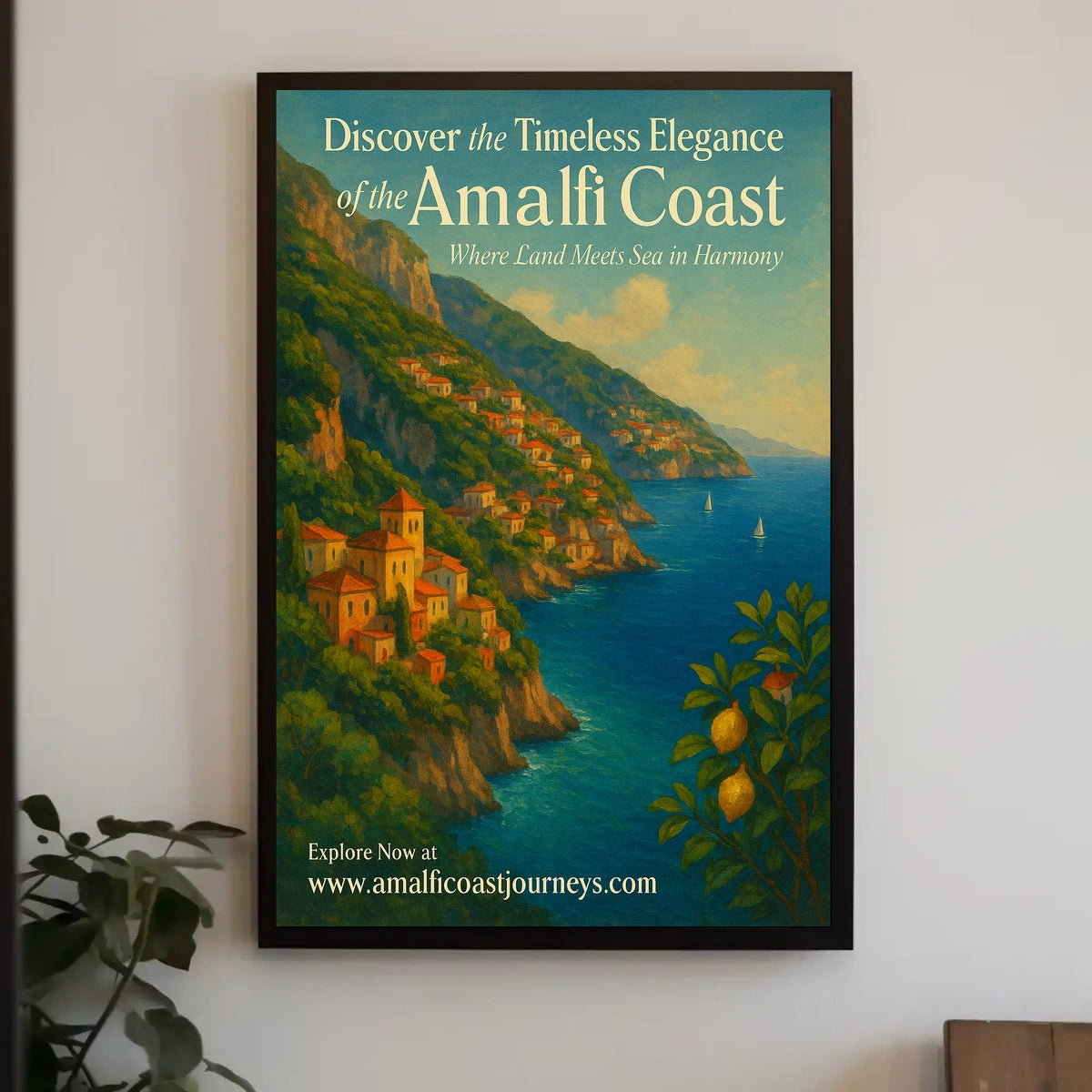 Discover the Timeless Elegance of the Amalfi Coast Poster