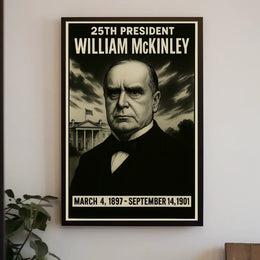 William Mckinley 25Th President Poster