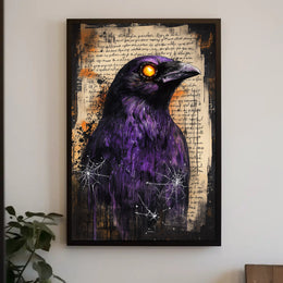 The Enigmatic Raven Poster
