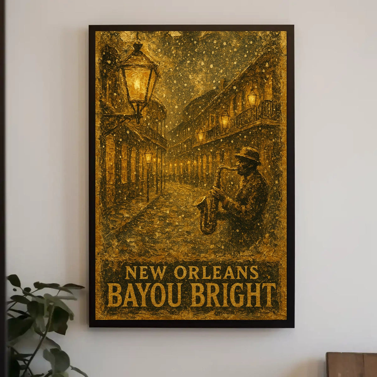 New Orleans Bayou Bright Poster
