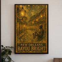 New Orleans Bayou Bright Poster