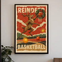 Reindeer Basketball Extravaganza Poster
