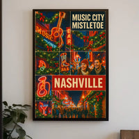 Music City Mistletoe Poster
