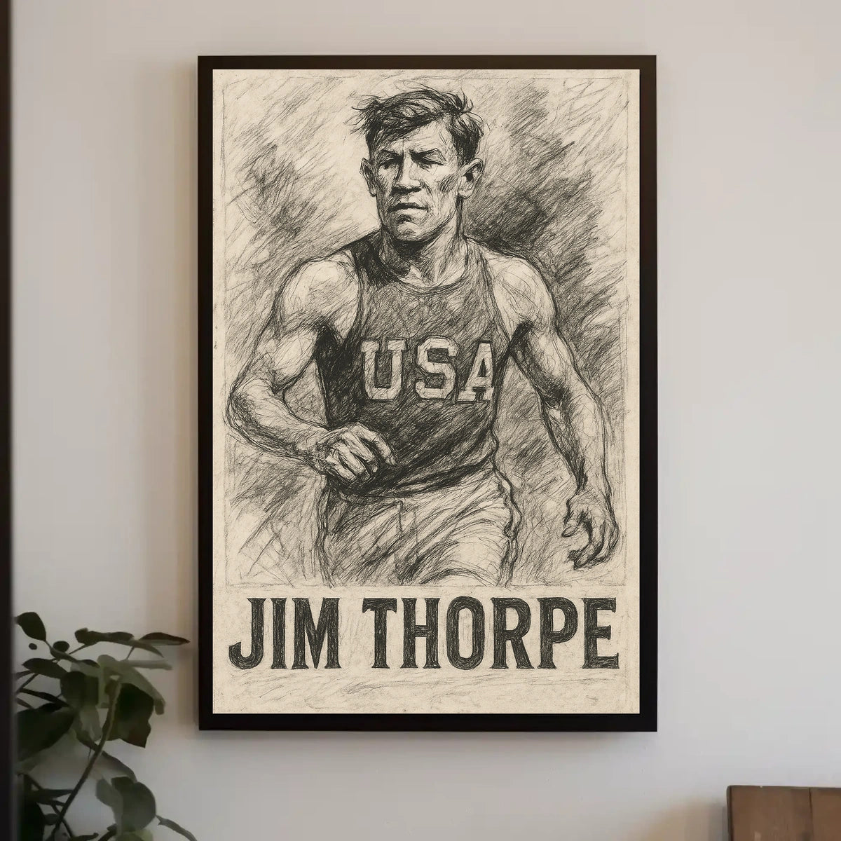 Jim Thorpe Athletic Legend Poster