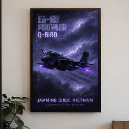 EA-6B Prowler Jamming Since Vietnam Poster PosterGoat