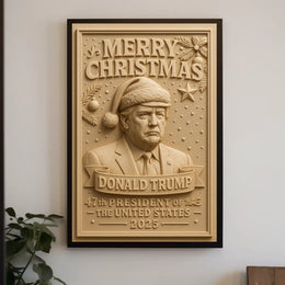 Santa Claus Christmas Cheer Festive Art Poster