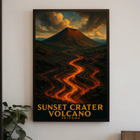 Sunset Crater Volcano Poster