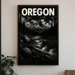 Majestic Oregon Landscape Poster