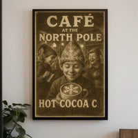 Café At The North Pole Poster