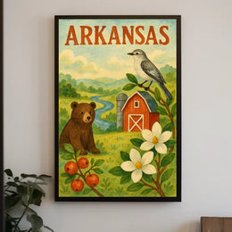 Arkansas Nature Scene Poster