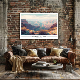 Grand Canyon Sunrise Landscape National Park Poster