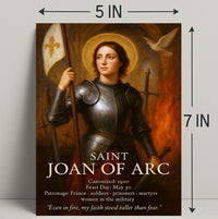 Saint Joan of Arc Poster PosterGoat