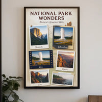 National Park Wonders Poster PosterGoat