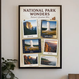National Park Wonders Poster PosterGoat