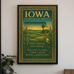 Iowa Heartland Of America Poster
