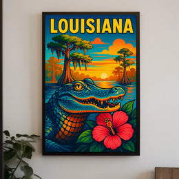 Louisiana Wildlife Poster