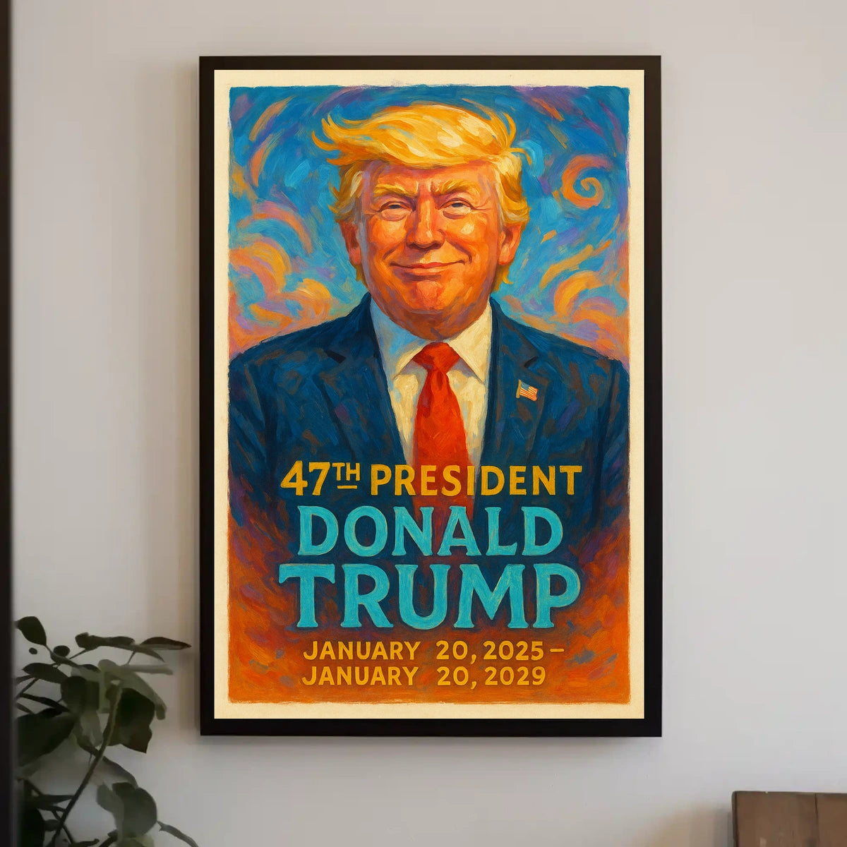 Trump Vision Triumph Patriotic Pop Art Poster