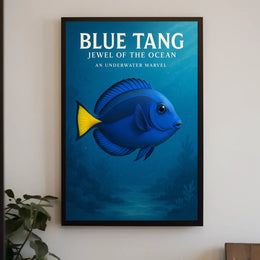 Blue Tang Jewel Of The Ocean Poster