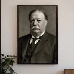Dignified Portrait of Man in Suit - Historical Poster