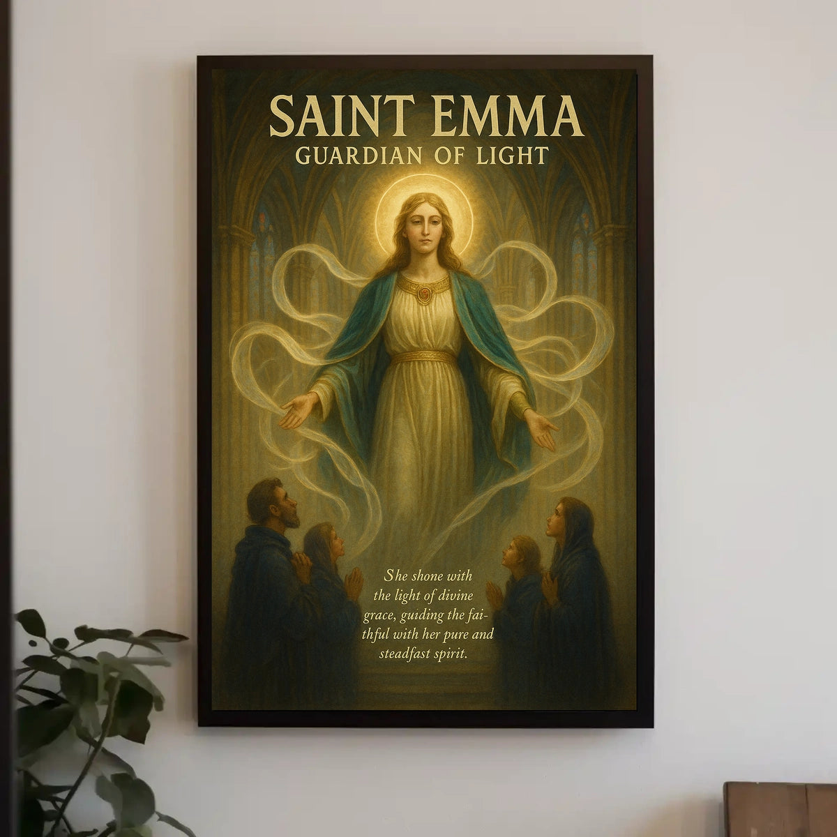 Saint Emma Guardian Of Light Poster