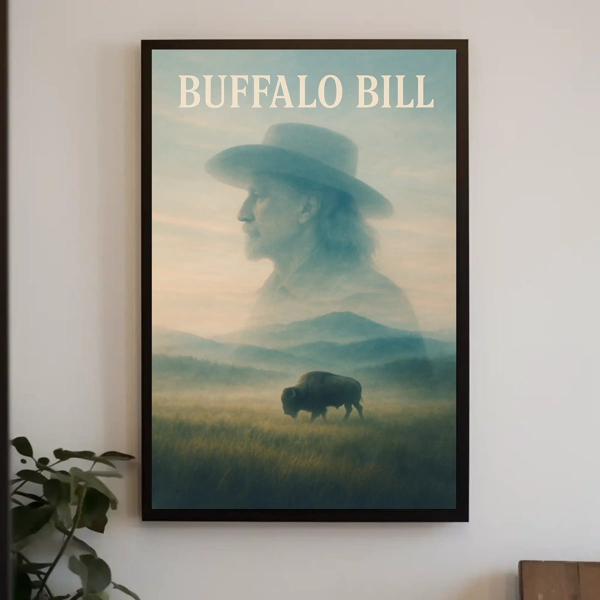 Buffalo Bill American Frontier Animal Poster