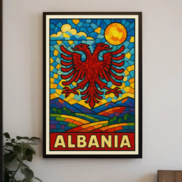 Albania Vibrant Heritage Poster