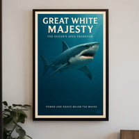Great White Majesty Poster