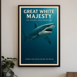 Great White Majesty Poster