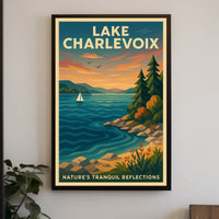 Lake Charlevoix NatureS Tranquil Poster