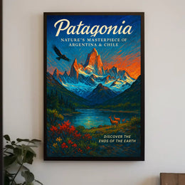 Patagonia Natures Masterpiece Poster