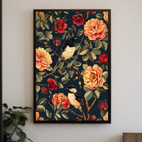 Birds And Blossoms William Morris Art Poster