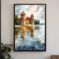 Lithuania Trakai Island Castle View Poster