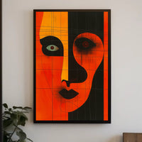 Abstract Expression Poster Modern Minimalist Wall Art